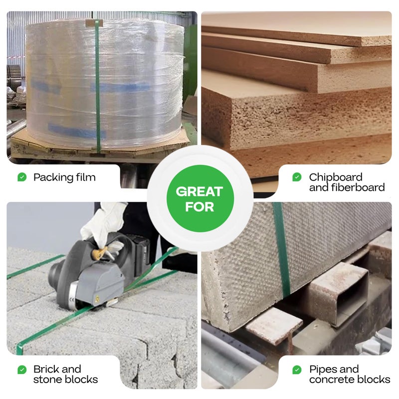 IDL Packaging Open Serrated Seals of 1.25" Length for 1/2" Strap Width Polyester (PET) Strapping (Pack of 100) - Increased Load Securement Due to Serrated Design of Strapping Clips - Image 5